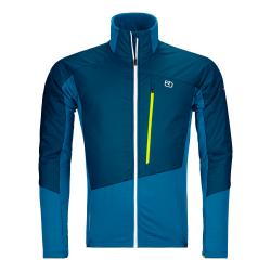 Bunda Ortovox Westalpen Swisswool Hybrid Jacket Men's Petrol Blue